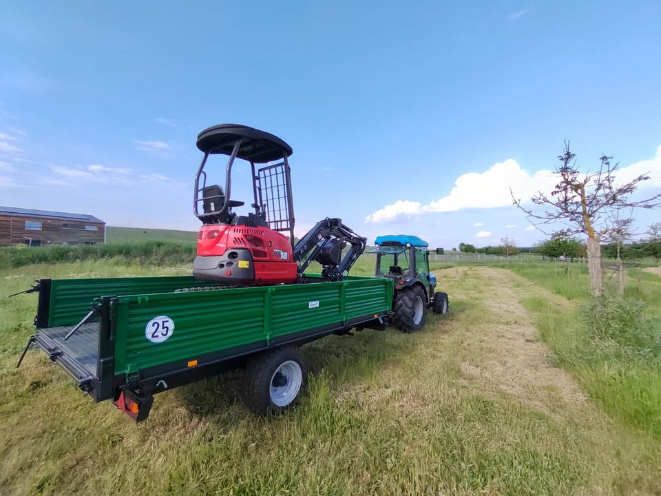 NEU! EDK und Tieflader in einem 6,0 T 400x200 cm in Sommerach