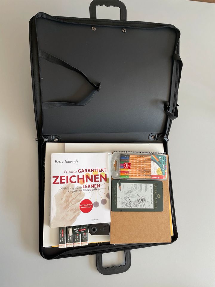 Mega Zeichner  Set Kunst Buch Mappe in Wittstock/Dosse