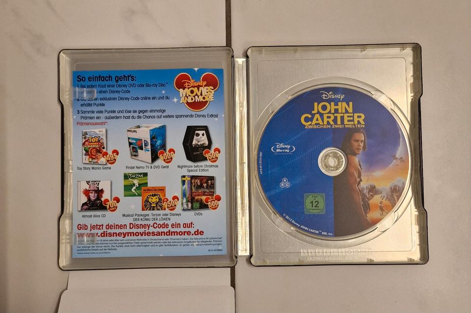 Disney John Carter - Zwischen zwei Welten Blu-Ray Steelbook Film in Rinteln