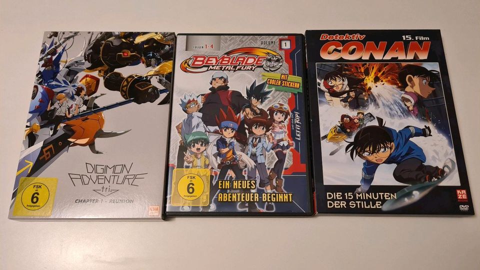 DVD Anime, Dragonball, Pokemon, Avatar, Digimon, Beyblade, Conan in Waiblingen