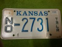 USA NUMMERNSCHILD von Kansas Original aus der USA Hot Rod Oldtime Bayern - Igling Vorschau