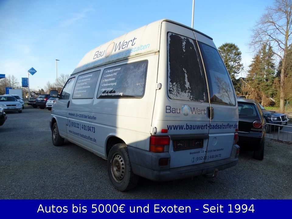 Volkswagen T4 Caravelle 2.4 D Lang und Hoch - Wohnmobil in Vlotho