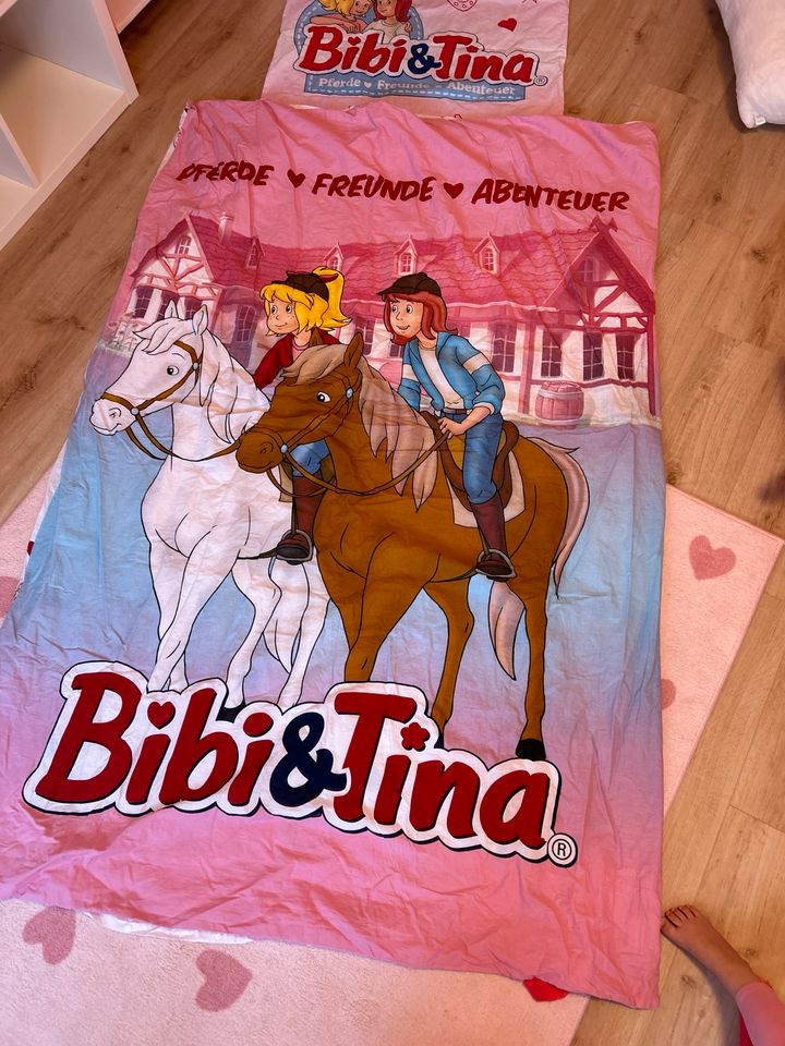 Bettwäsche Bibi & Tina Pferde Bett in Selfkant