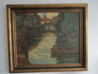 Öl auf Leinen Malerischer Kanal in Brügge 1935 Heinrichs Aachen Aachen - Aachen-Laurensberg Vorschau