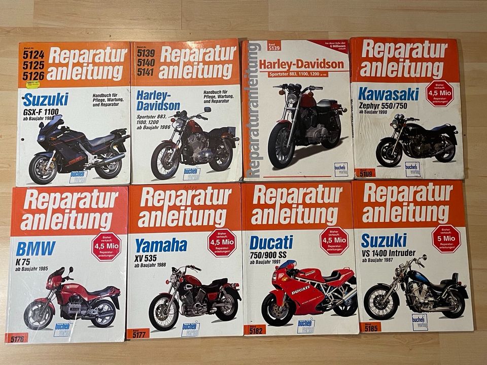 Motorrad Reparaturanleitung Werkstatt Handbuch Manual in Unterschleißheim