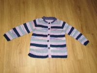 HANDMADE Strickjacke lila gestreift, 86/92 - top! Hessen - Leun Vorschau