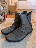 Think Stiefeletten Leder hellgrau petrol Größe 40,5 Berlin - Köpenick Vorschau