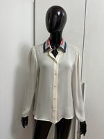 Emporio Armani Seidenbluse mit statement Kragen 36 Düsseldorf - Heerdt Vorschau
