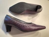 Pumps Via Milano dunkellila/grau Gr. 5 G (38) - ungetragen Niedersachsen - Wasbüttel Vorschau