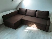 Ecksofa mit Bettkasten Ikea Friheten braun Niedersachsen - Friedeburg Vorschau