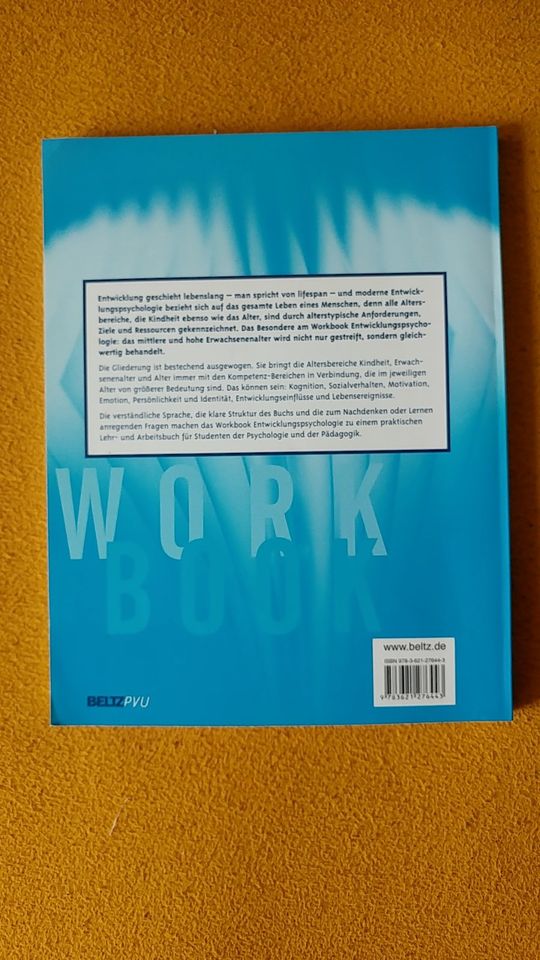 Workbook Entwicklungspsychologie 2008 1. Auflage in Haar