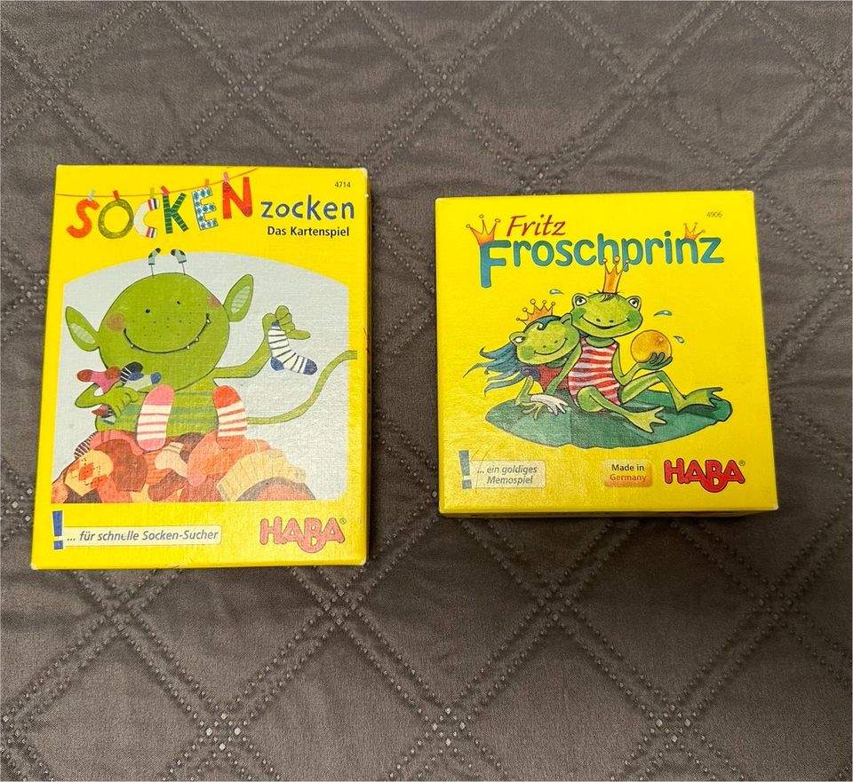 Haba Spiele Socken zocken Kartenspiel / Fritz Froschprinz in Schmallenberg