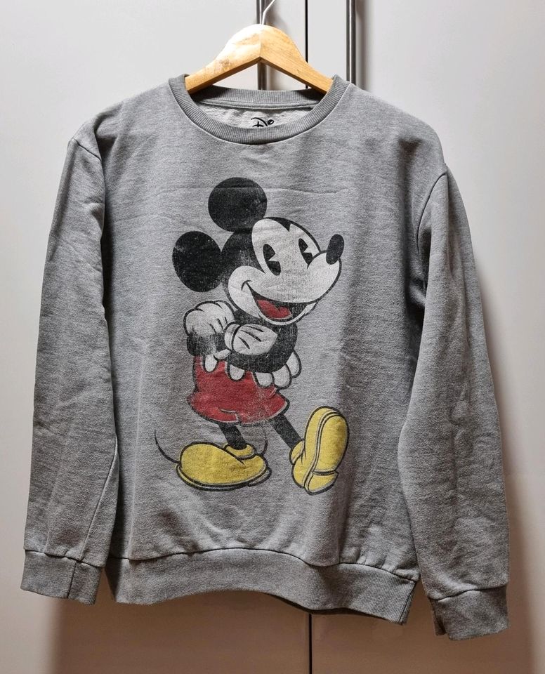 Pullover M 38 grau Mickey Mouse Disney in Cuxhaven