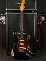 2009 LTD 62 Fender Strat Heavy Relic Teambuilt Black over Gold Bayern - Kiefersfelden Vorschau