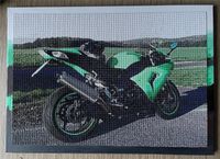 Fertiges Diamond Painting Motorrad Ninja auf Leinwand 50x70cm Sachsen - Lohsa Vorschau