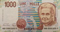 1000 Lire Mille, 1990 Bayern - Wemding Vorschau
