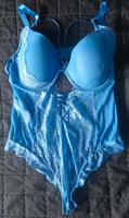 Damen Body mit Spitze Blau gr.85C/L Nordrhein-Westfalen - Krefeld Vorschau