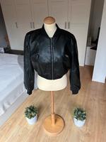 Zara Lederimitat Blouson Jacke schwarz Gr.XS Hessen - Borken Vorschau