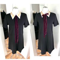 ♥️ Zara Kleid schwarz mit Kragen und Samtschleife NEU Bonn - Dottendorf Vorschau