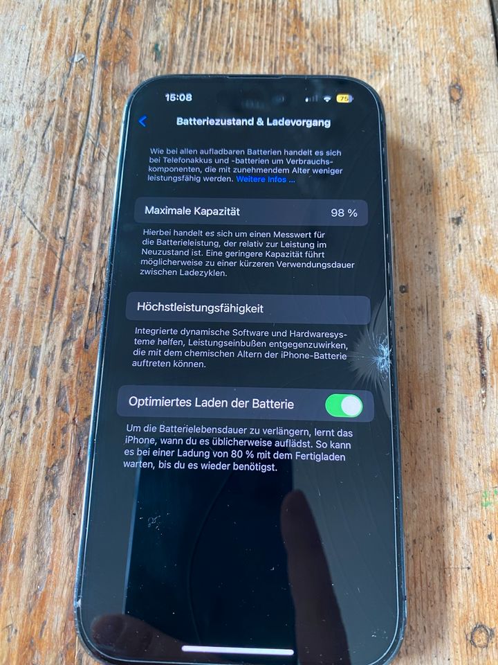 I Phone 14 Pro kleiner Displayschaden, funktioniert einwandfrei in Hattingen