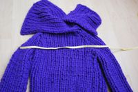 Grobstrick Pullover Strickkleid Longpullover Schalkragen Sachsen-Anhalt - Zeitz Vorschau