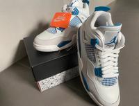 NEUE Air Jordan 4 Retro, Military Blue, Größe 42, OVP Sachsen - Hainichen Vorschau