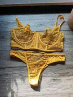 gelber bh & slip von Shein / Gr. 80C Sachsen - Bautzen Vorschau