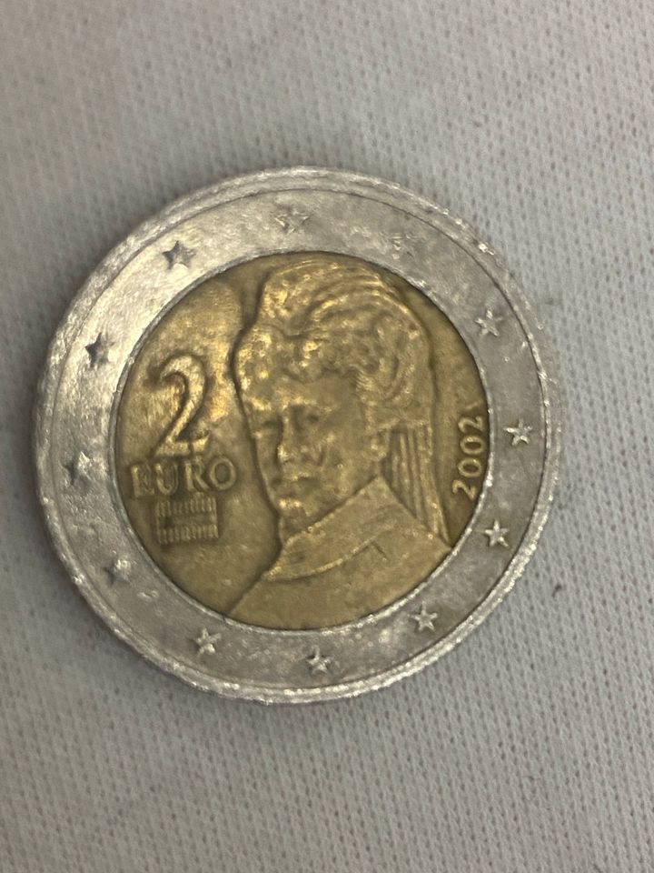 2 Euro Münze Österreich 2002- Bertha von Suttner in Köln