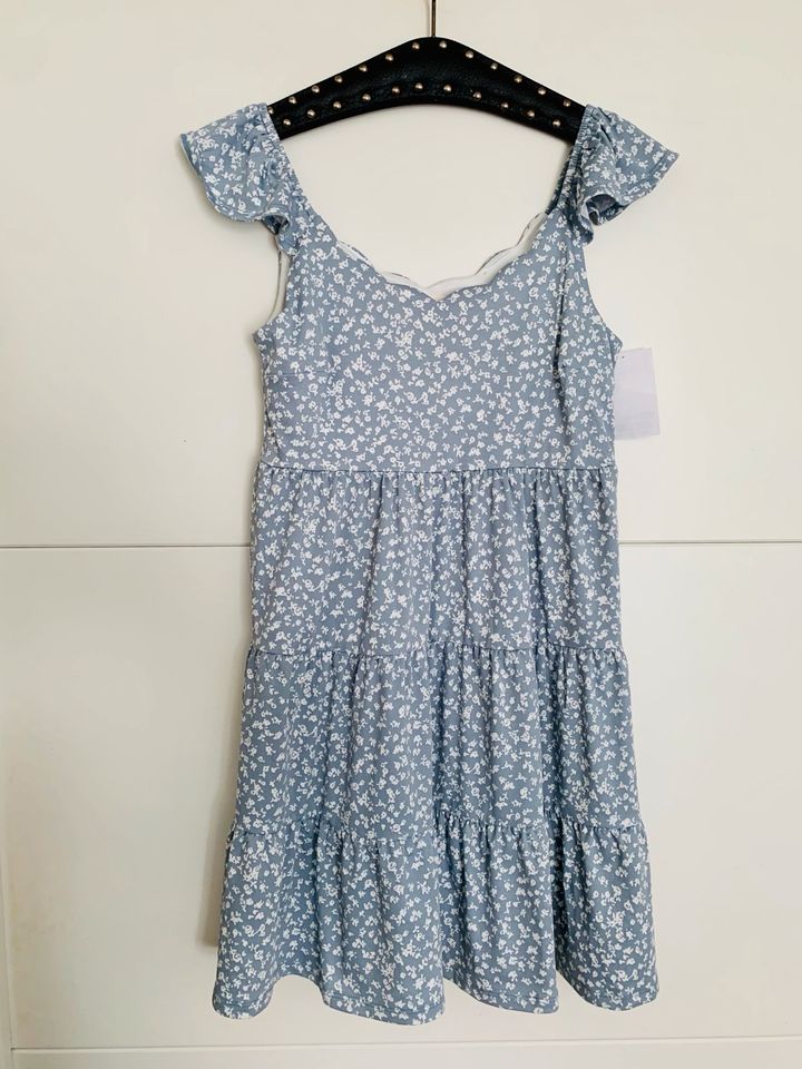 Neu Kleid Sommerkleid Minikleid blau weiß S 36 in Saarbrücken