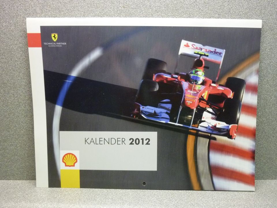 Shell Technical Partner Ferrari Kalender 2012, 29,6 x 22,5 (44,6) in Berlin