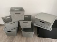 Boxen Aufbewahrung Kiste Wäschekorb grau lagerboxen Korb Vorrat Nordrhein-Westfalen - Gelsenkirchen Vorschau