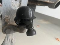 Helm mit Schutzmaske Gasmaske Abdeckung AHK Wehrmacht Feuerwehr Bayern - Bogen Niederbay Vorschau