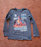 Minecraft Shirt langarm Shirt Größe 146 / 152 grau Baden-Württemberg - Weisweil Vorschau