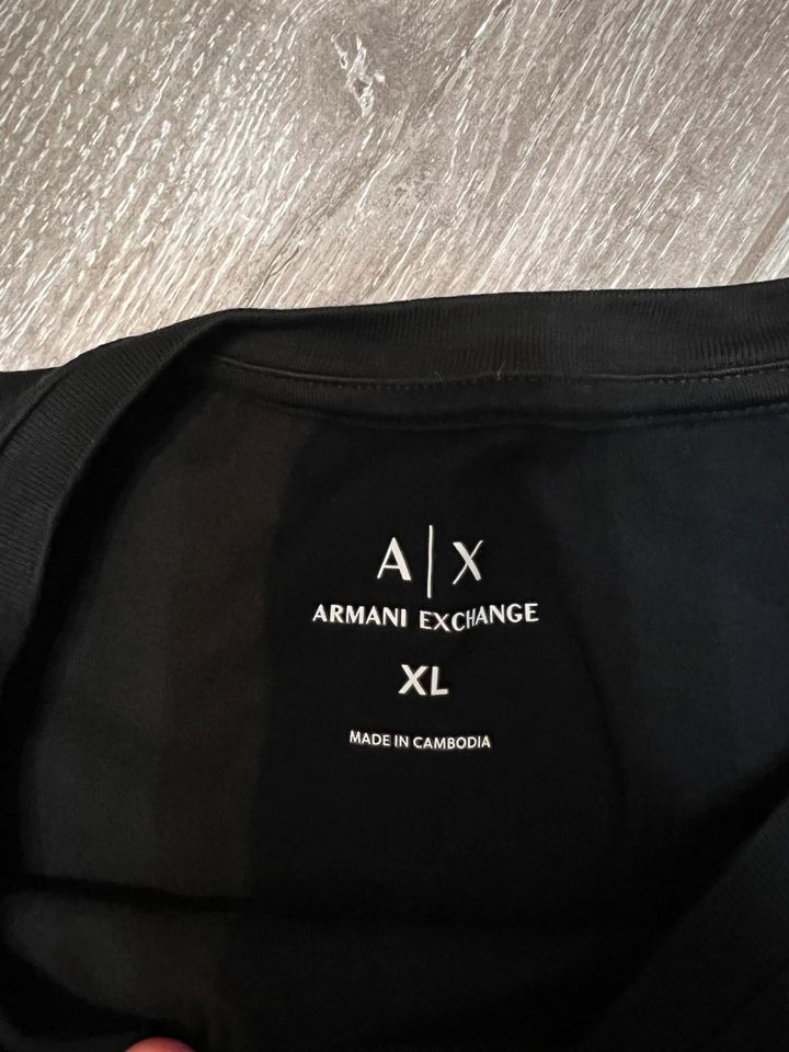 Armani exchange Shirt schwarz Gr. XL neu in Uder