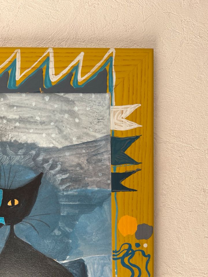 Rosina Wachtmeister, Bild mit Katze vor Sonne in Pattensen