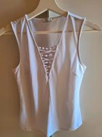 GUESS Tanktop weiß Gr. S NEU Bayern - Heilsbronn Vorschau