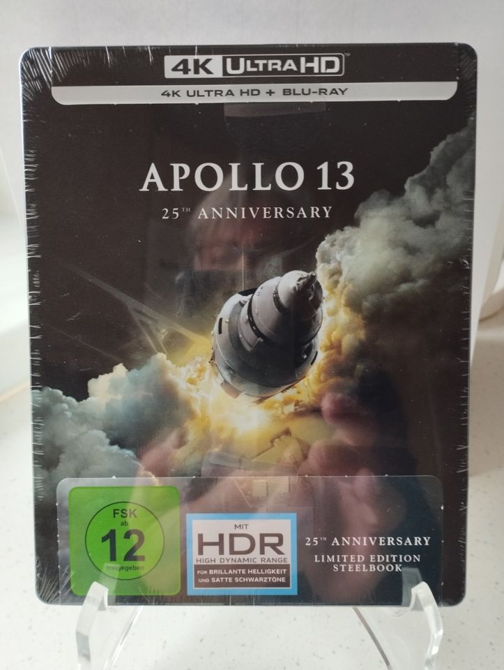 Apollo 13 25th Anniversary 4K UHD Blu-ray Steelbook OVP deutsch in Grettstadt