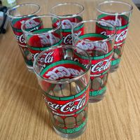 6 Coca Cola Gläser, 0,3 l, ohne Schäden, unbenutzt, Retro Hessen - Grünberg Vorschau