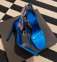 Metallic Leder Sandaletten Zara 38 Essen-West - Holsterhausen Vorschau