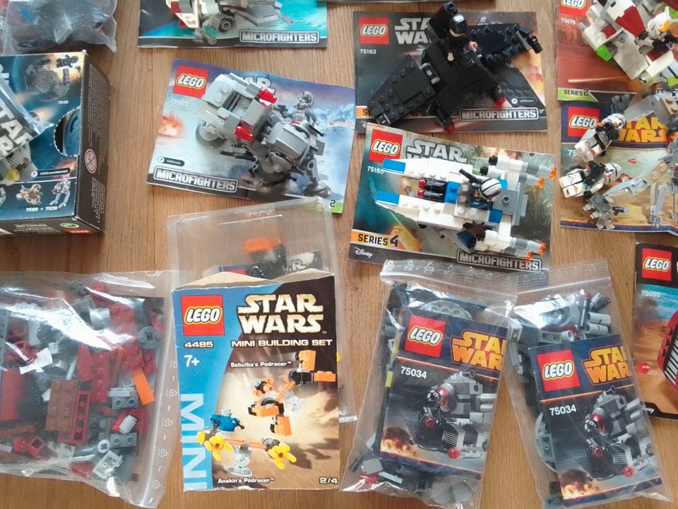 viele Lego Star Wars Micro Fighters  Modell 75034   75037 in Fehmarn