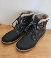 Winter Schnürstiefel, Tom Tailor, schwarz, Größe 40 Niedersachsen - Grünendeich Niederelbe Vorschau