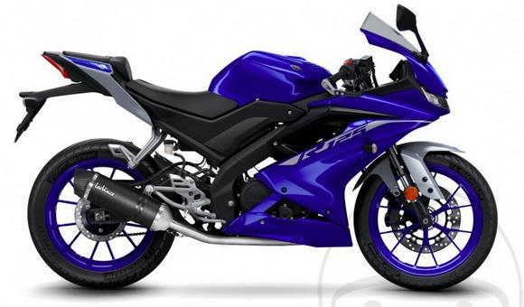 LeoVince Carbon Auspuff-Anlage,Yamaha MT125, YZF-R125(RE40), XSR in Neu Wulmstorf