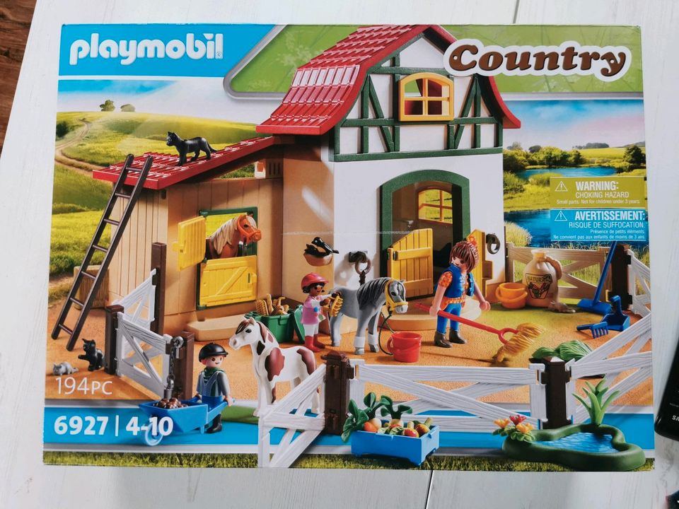 Ungeöffnet!!!! Playmobil Country Pferdehof 6927 in Neundorf 