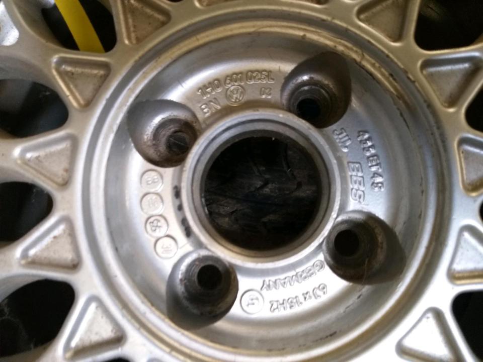 VW Golf 3 III 2 Jetta Passat BBS Alufelgen guter Zustand syncro in Schollbrunn