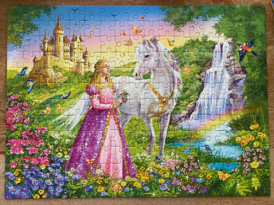 Ravensburger 200 Teile Puzzle - Prinzessin mit Pferd in Dieburg