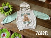 ♥️ H&M ♥️ Teddy Hoodie Bären Pulli 122 128 Baden-Württemberg - Schwieberdingen Vorschau