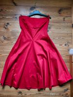 Trägerloses Baumwollkleid, rot, Sommerkleid Walle - Utbremen Vorschau
