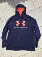 ***Under Armour Hoodi Pullover dunkelblau orange Gr. L sehr gut** Bayern - Herrieden Vorschau