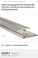 Küberit Übergangsprofil Boden Laminat Vinyl Parket Alu Silber Bayern - Eckental  Vorschau