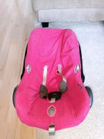 Maxi Cosi Babyschale Kindersitz braun pinken Bezug Wintersack Berlin - Tempelhof Vorschau